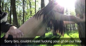 fucking your gf on a hike