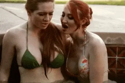 Stepmother Seducing Her in the Pool