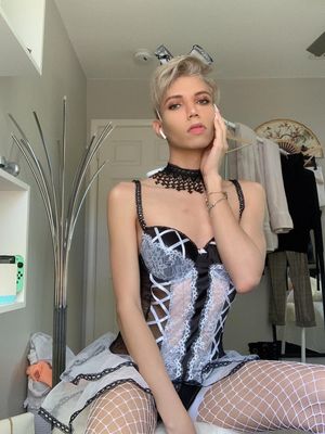 Handsome and sexy femboy