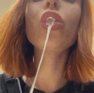 You just came in your dirty whore’s mouth, this is what you see next