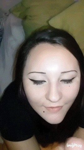 Bbw takes facial cumshot