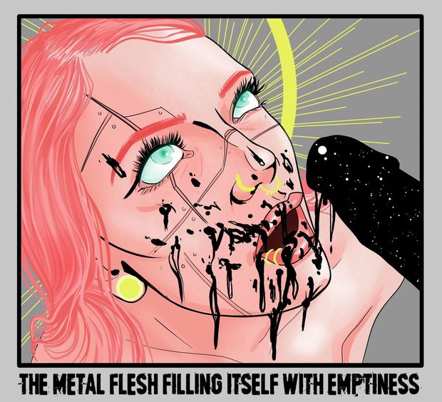 The metal flesh filling itself with emptiness