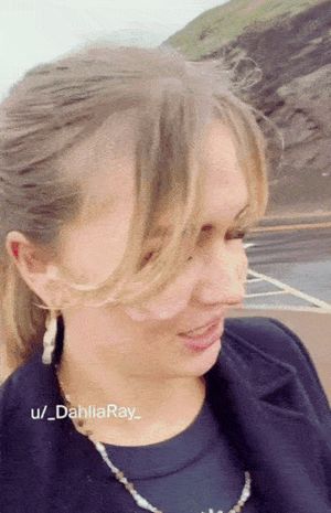 She's trying so hard to hide her humiliation!