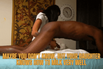 Maybe you don't know, but your daughter knows how to milk very well