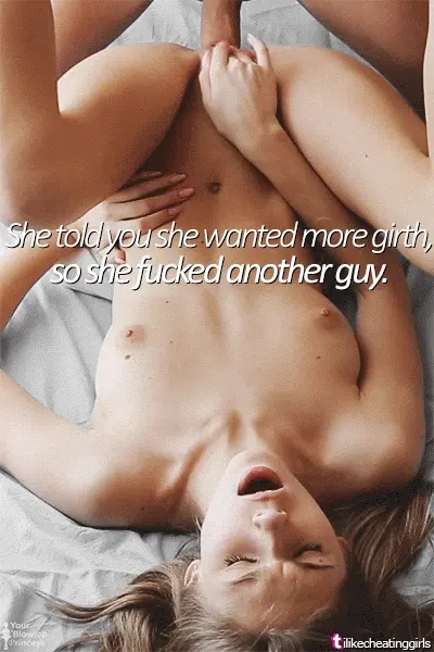 Her pleasure from that thick cock makes you feel so inadequate