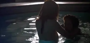 nude erotic couple in pool