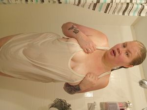 Showers call for wet tank top photos