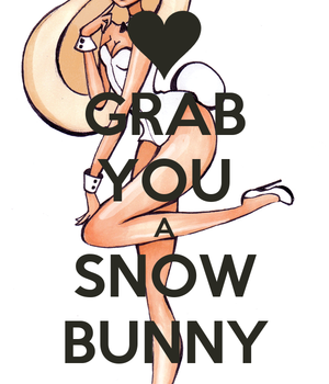 Can I be your snow bunny? ;)