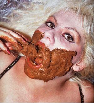 My mom cramming down mine and my two brothers shit!