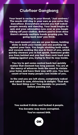 nightclub gangbang story