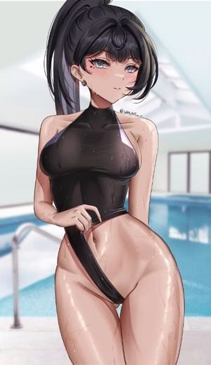 Black Competition Swimsuit