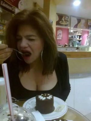 Even when she eats is in a slutty manner: her son's bully discovered the sex slave potential on this horny mom and groomed her to be traded.