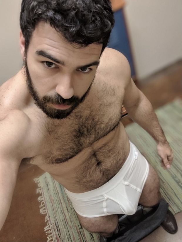 Hot bearded man