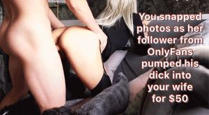 You guys needed the money