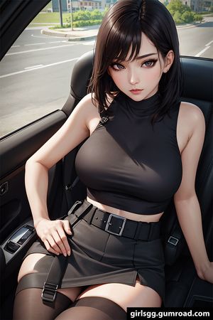 Busty Office Lady Getting A Ride Around Town - Hentai - Ecchi - NSFW- SFW - Big Breasts - Big Tits