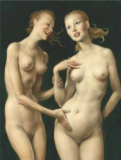 I'm in love with my girlfriend's mother.  John Currin