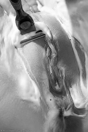 Shaving Her...for Him.