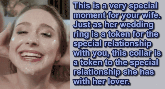 this collar is a token to the special relationship she has with her lover.
