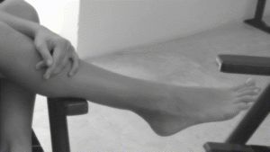 She's Playing with Her Foot