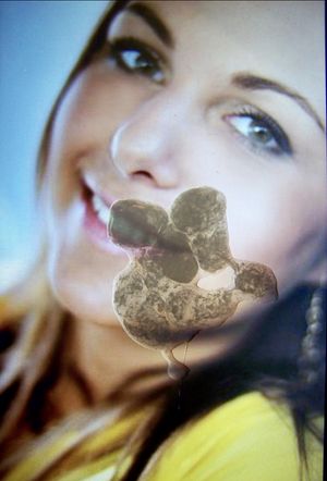 Cumtribute on cute sluts face