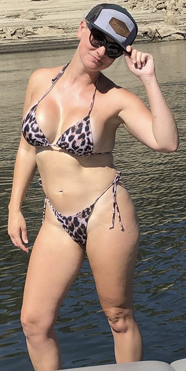Tits sticking out