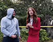 Breaking news: Charity found a huge dick in the park!