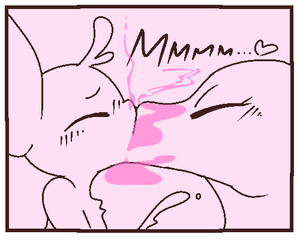 Cartoon femdom kissing - Pheronoa - Artist: Rime The Vixen