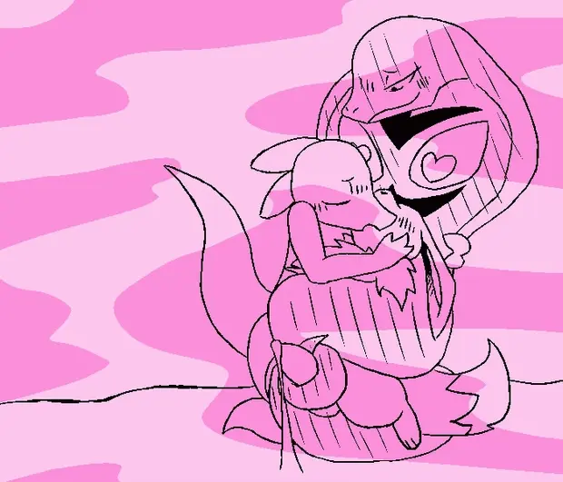 Cartoon femdom kissing - All on one - Pokemon - Artist: Rime the Vixen