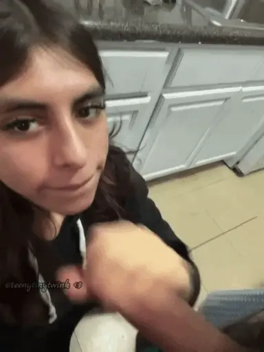 Femboy giving blowjob part 1