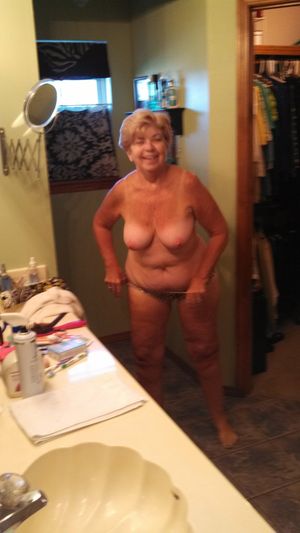 Sandy Ward getting ready for her date.