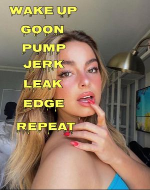 Don't fucking cum, goon bro, just pump and edge!