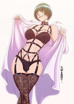 Futa in lingerie