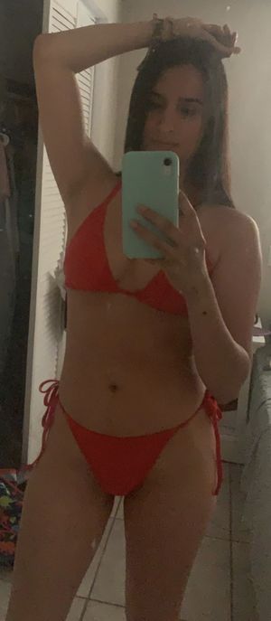 Sexy red bikini