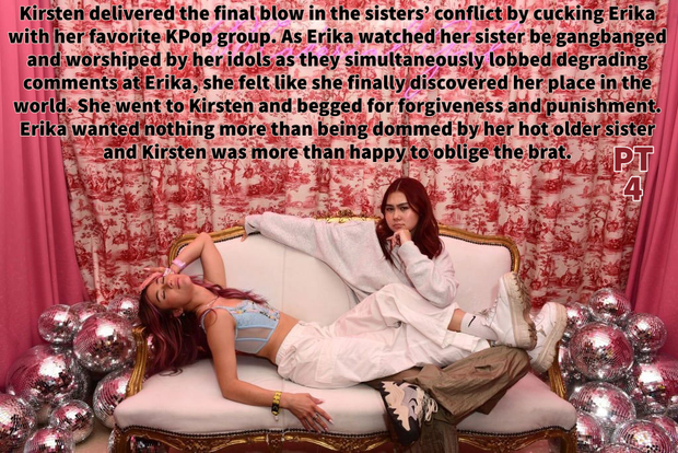 A natural dynamic is discovered with the help of cucking and humiliation (part 4 of Kirsten and Erika story)