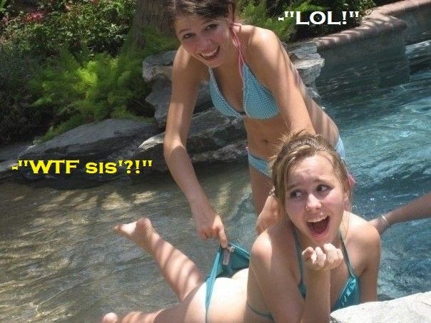 Wedgie sister