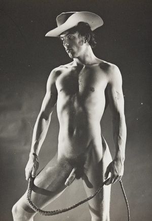 Nude cowboy