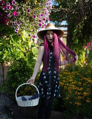 La Carmina - Dark cottage aesthetic at Lavenderland (by Joyce Cheung of Ondine Photography)