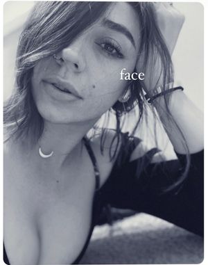 Sexy face and hot tits