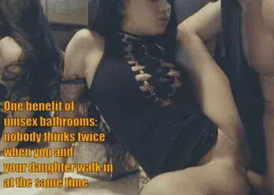 My daughter and I totally support gender-neutral bathrooms