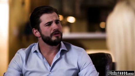 Blonde fucking a guy to not get exposed