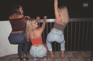 Teens get wild at a bonfire