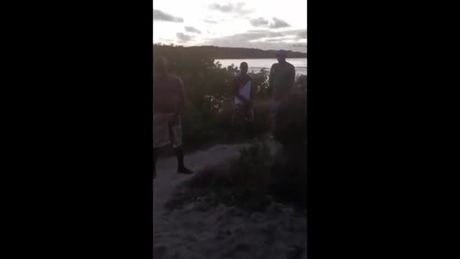 blonde white woman shared by whole african tribe