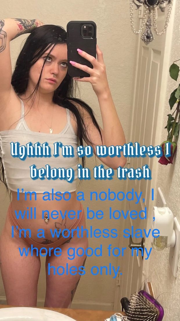 Sexy black haired whore