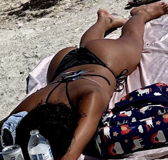 Beautiful beach babe
