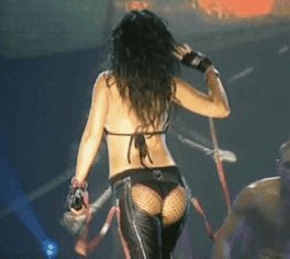 Christina's sweet little round ass