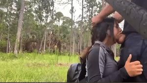 blowjob in the forest