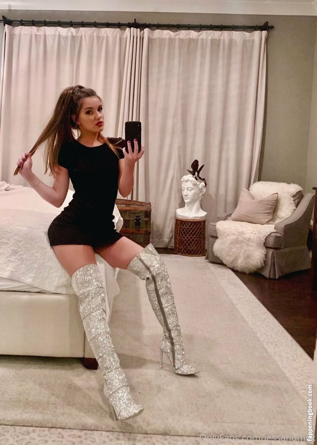 brunette in thigh high boots