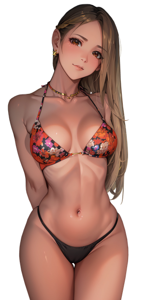 Anime AI in bikini