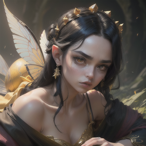 artificial intelligence Queen Brigette, fairy