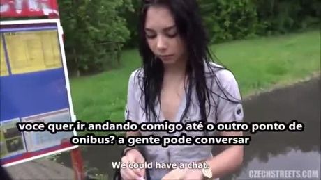 Brunettes sex in strong